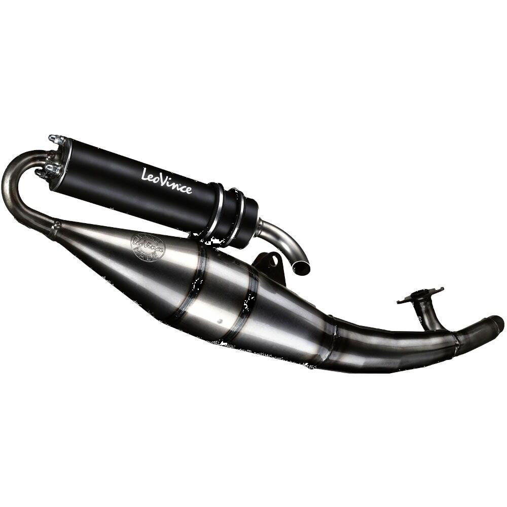 LeoVince Hand Made TT Black Edition Full Exhaust System For Piaggio NRG DD 50 LC 2005-2006