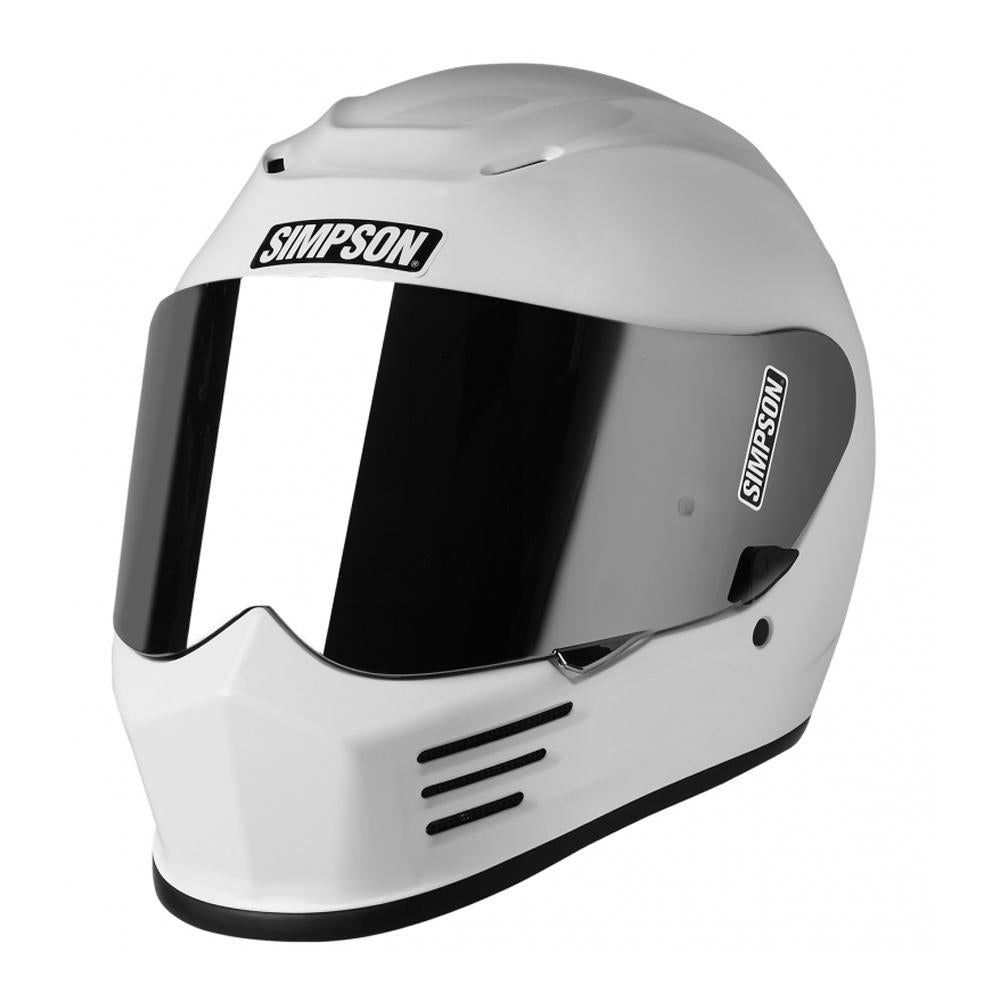 Simpson Speed Solid ECE 22.06 Motorcycle Helmet White