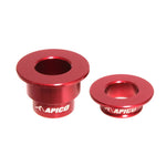 Apico Rear Wheel Spacers For Gas Gas EC 200/300 & XC 200/300 2018-2020 Red