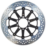 SBS Stainless Steel Front Brake Disc For Ducati 749 R 2004-2007 - Black/Silver