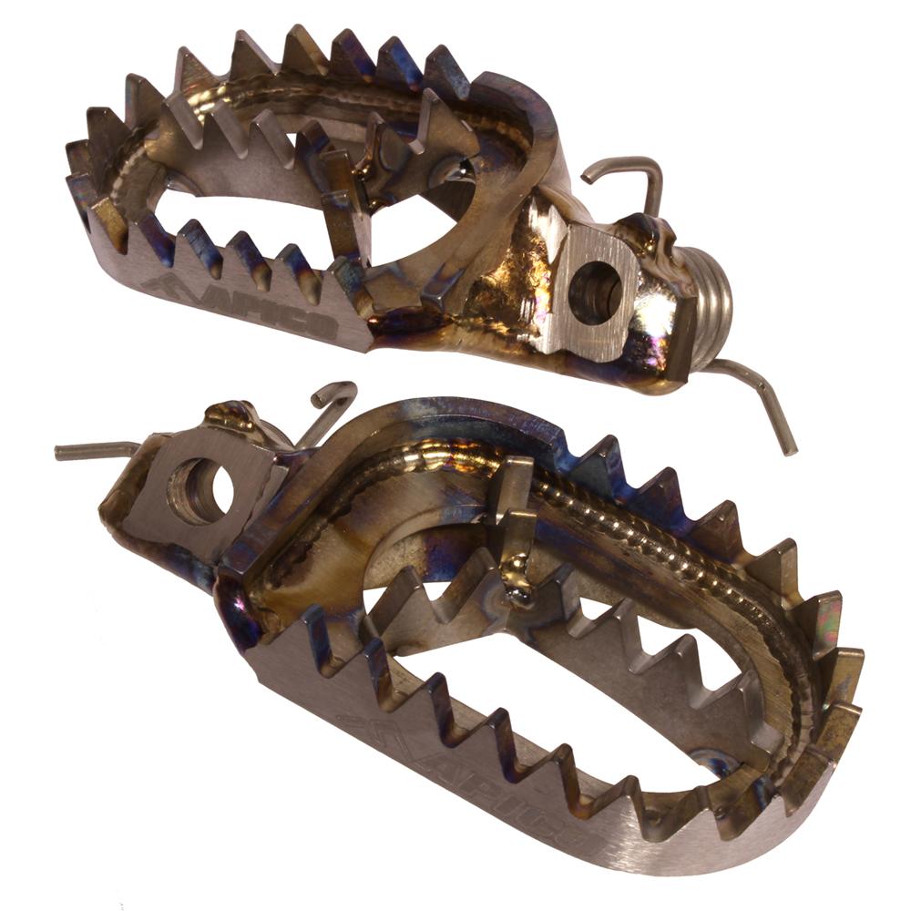 Apico Titanium Foot Pegs For Yamaha YZF250 2024-2025, YZF450 2023-2025