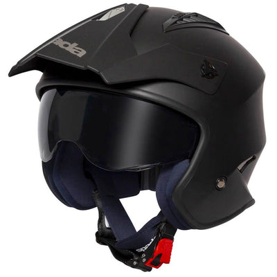 Spada Rock 06 Black Trials Helmet