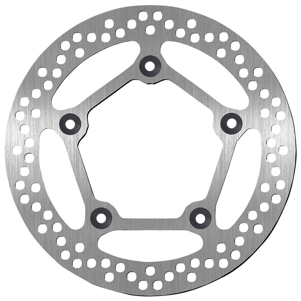 SBS Standard Round Rear Brake Disc For Yamaha XP 530 T-Max 2012-2019 - Silver