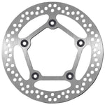 SBS Standard Round Rear Brake Disc For Yamaha XP 530 T-Max 2012-2019 - Silver