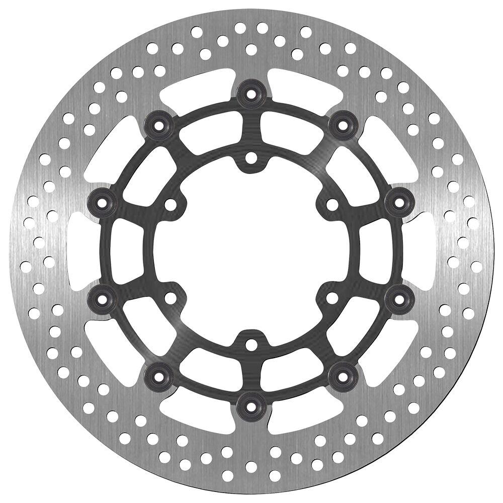 SBS Stainless Steel Front Brake Disc For Suzuki GSX-R 1000 2009-2014 - Black/Silver
