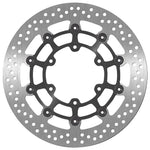 SBS Stainless Steel Front Brake Disc For Suzuki GSX-R 1000 2009-2014 - Black/Silver