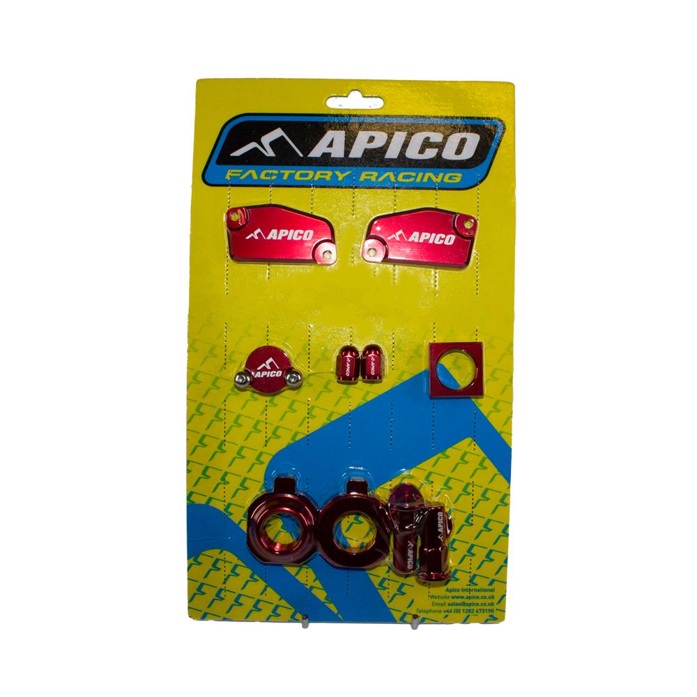 Apico Factory Bling Pack For KTM SX85 2015-2020, Husqvarna TC85 2015-2020, Freeride 250-350 2012-2019 Red