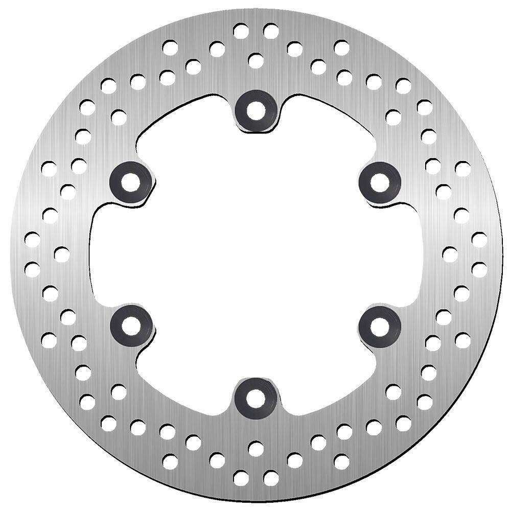 SBS Standard Round Rear Brake Disc For Yamaha MT-125 2014-2016 - Silver