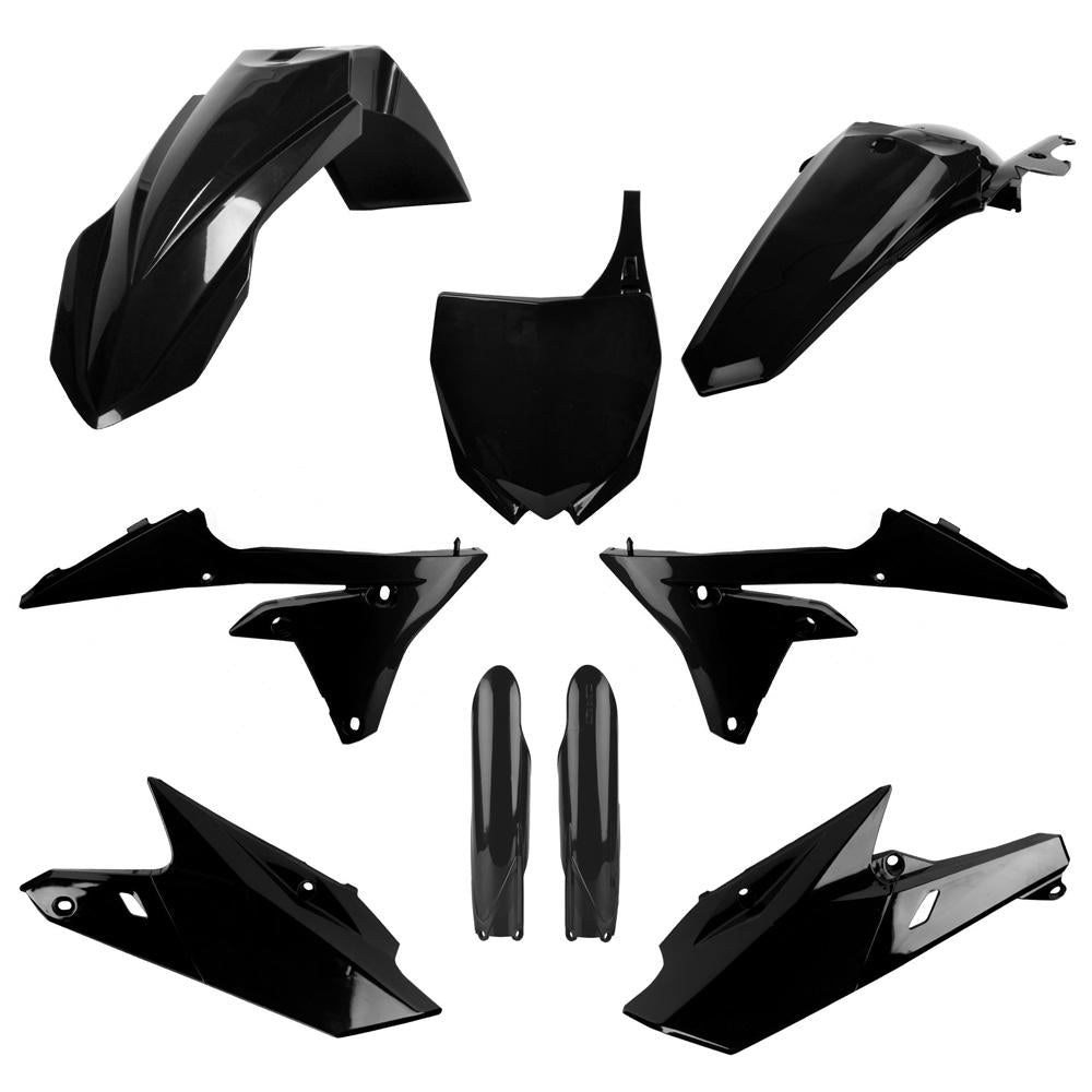 Polisport Plastics Kit For Yamaha YZF250 2014-2018, YZF450 2014-2017 Black