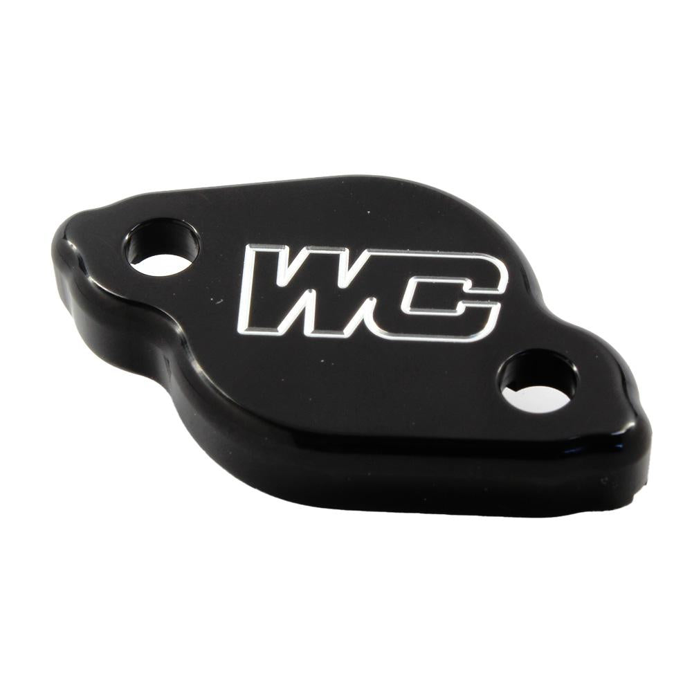 Works Connection Rear Brake Master Cylinder Cover For Yamaha YZ/YZF/WRF 2003-2025, Kawasaki KXF250 & KXF250XC 2025, KXF450 & KXF450XC 2024-2025 Black