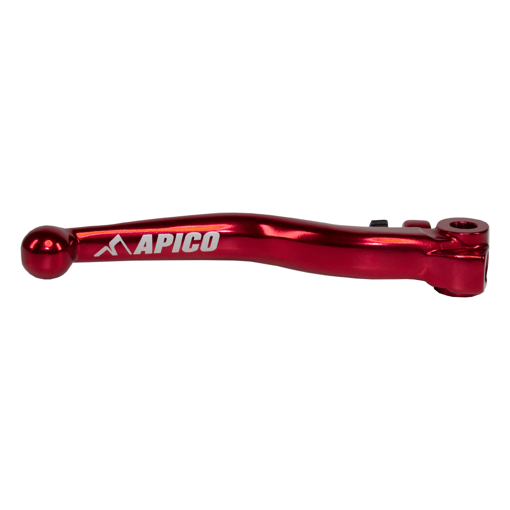 Apico Braktec Elite Brake Lever For Gas Gas EC/EC-F 250/300/350 2021-2025, Husqvarna TE/FE 150/250/300/350/450/501 2022-2025 Red