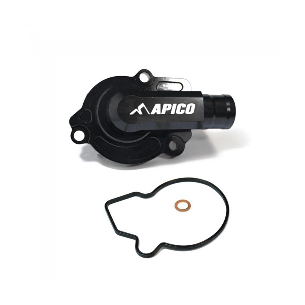 Apico Water Pump Cover For KTM/Husqvarna SX/TC 125/150 2016-2022, EXC/TE/TX 125-150 2017-2023, Gas Gas MC125 2021-2023 Black