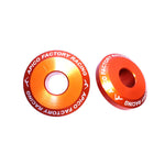 Apico Rear Pro Wheel Spacers For KTM SX/SXF 125-450 2003-2012, EXC/EXC-F 125-530 2003-2023, SX85 2012-2023 Orange