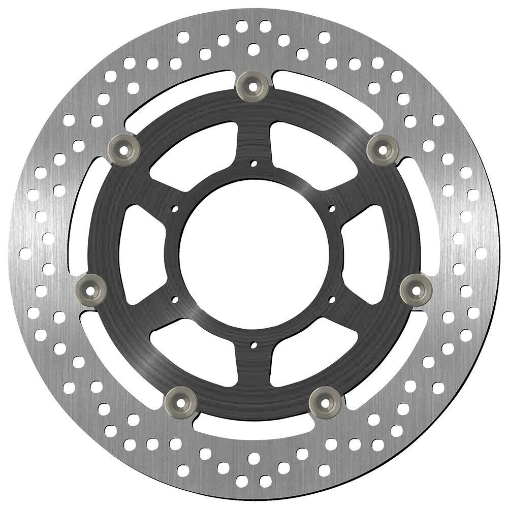 SBS Stainless Steel Front Brake Disc For Honda CB600F 2007-2013 - Black/Silver