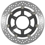 SBS Stainless Steel Front Brake Disc For Honda CB600F 2007-2013 - Black/Silver
