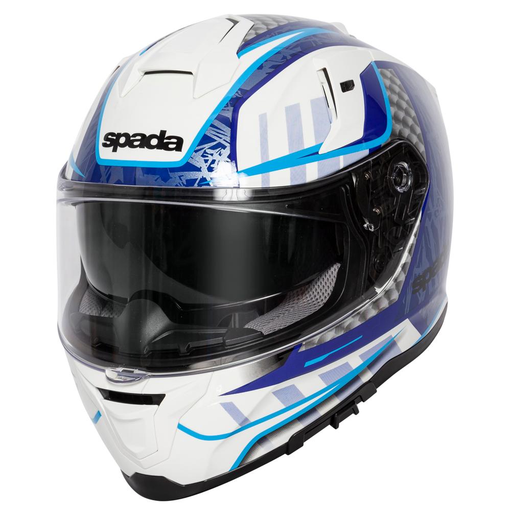 Spada SP1 Raptor White Blue Helmet