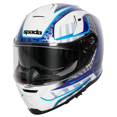 Spada SP1 Raptor White Blue Helmet