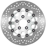 SBS Stainless Steel Rear Brake Disc For Harley Davidson FLS 1690 2016 - Silver