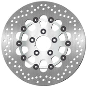 SBS Stainless Steel Rear Brake Disc For Harley Davidson FLS 1690 2016 - Silver