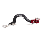 Apico Brake Pedal For KTM SX/SX-E50 2009-2023, Husqvarna TC50/TC-E50 2017-2023, Gas Gas MC50/MC-E5 2021-2023 Black/Red