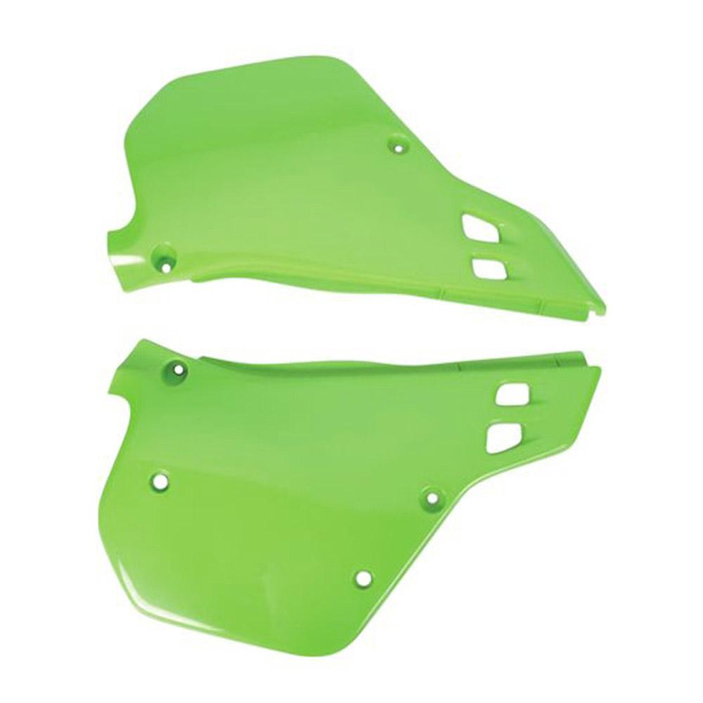 Polisport Side Panels For Kawasaki KX 125/250 1990-1991 Green