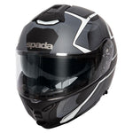 Spada Orion Matt Slate Black White Silver Helmet