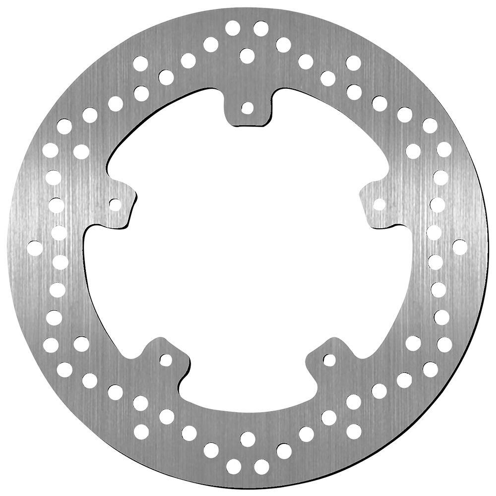 SBS Standard Round Front Left Brake Disc For Piaggio Liberty 150 2012 - Silver