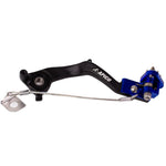 Apico Forged Brake Pedal For KTM SX65 2024-2025, Husqvarna  TC65 2024-2025, Gas Gas MC65 2024-2025 Black/blue