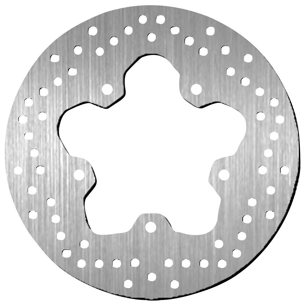 SBS Standard Round Rear Brake Disc For Yamaha YZF-R 125 2008-2013 - Silver
