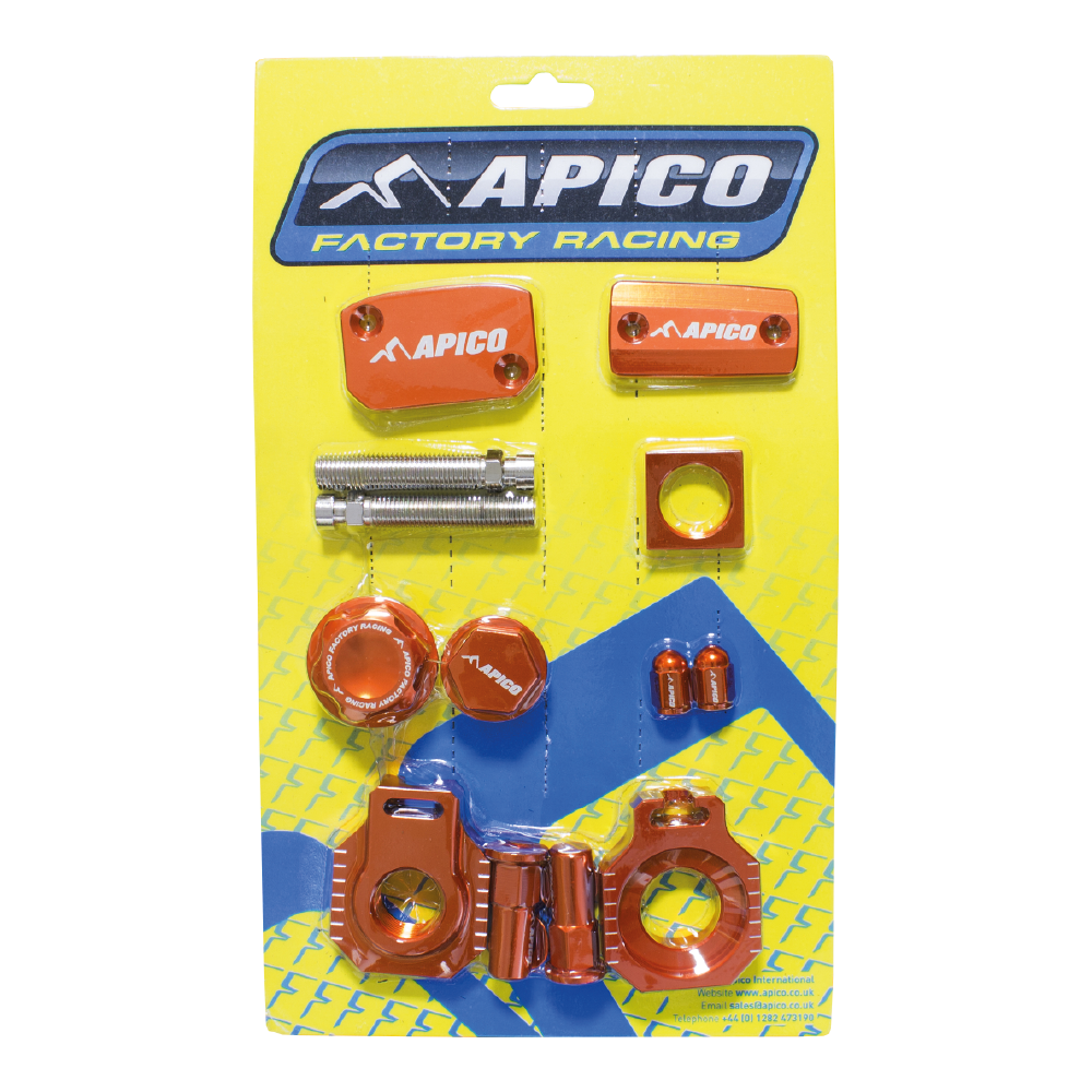 Apico Brembo Factory Bling Pack For KTM EXC125/200 2014-2016, Husqvarna TE/TX 125 2014-2018, TE/FE 250-501 2017-2018 Orange