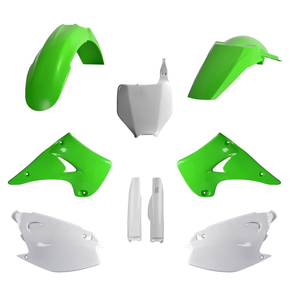Polisport Plastics Kit For Kawasaki KX 125/250 2004-2008 OEM