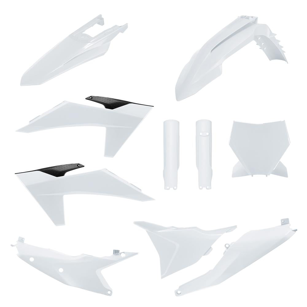 Polisport Plastics Kit For KTM SX 250/300 & SXF 250/350/450 2023-2024 White