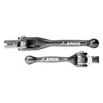Apico Set Of Flexi Levers For Beta RR 125/250/300 2013-2023, RR 350/500 2012-2023, TM MX 125/250/350/450 2010-2018 Titanium