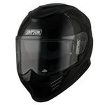 Simpson Venom Solid ECE 22.06 Motorcycle Helmet Gloss Black