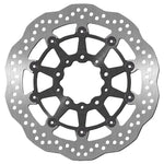 SBS Stainless Steel Front Brake Disc For Kawasaki GTR 1400 2008-2016 - Black/Silver