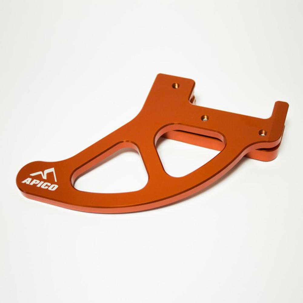 Apico Rear Brembo Brake Disc Guard For KTM SX/SXF & Husqvarna FC 2004-2023, EXC/EXC-F & TC2004-2023, TE/FE 2011-2018, Gas Gas MC/MC-F 2021-2023 Orange