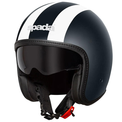 Spada Ace Viper Matt Black White Helmet