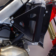 Works Connection Radiator Braces For Honda CRF250R 2022-2024, CRF250RX 2022-2024, CRF450R 2021-2024, CRF450RX 2021-2025 Black