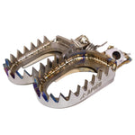 Apico Open Design Titanium Foot Pegs For Yamaha YZ 65/85/125/250 1998-2025, YZF250 2001-2023, YZF450 2001-2022, WRF250 2001-2024, WRF450 2001-2023, Gas >17