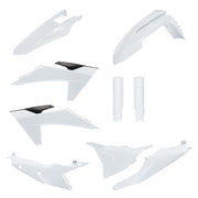 Polisport Enduro Plastics Kit Without Headlight Surround For KTM EXC/EXC-F 2024-2025 White