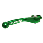 Apico Elite Brake Lever For Yamaha YZ 125/250 2008-2025, YZF250 2007-2025, Kawasaki KXF250 2013-2020, KXF450 2013-2018 Green
