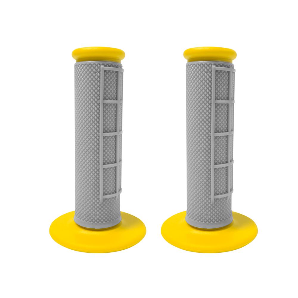 Apico Handlebar Grips Grey/yellow