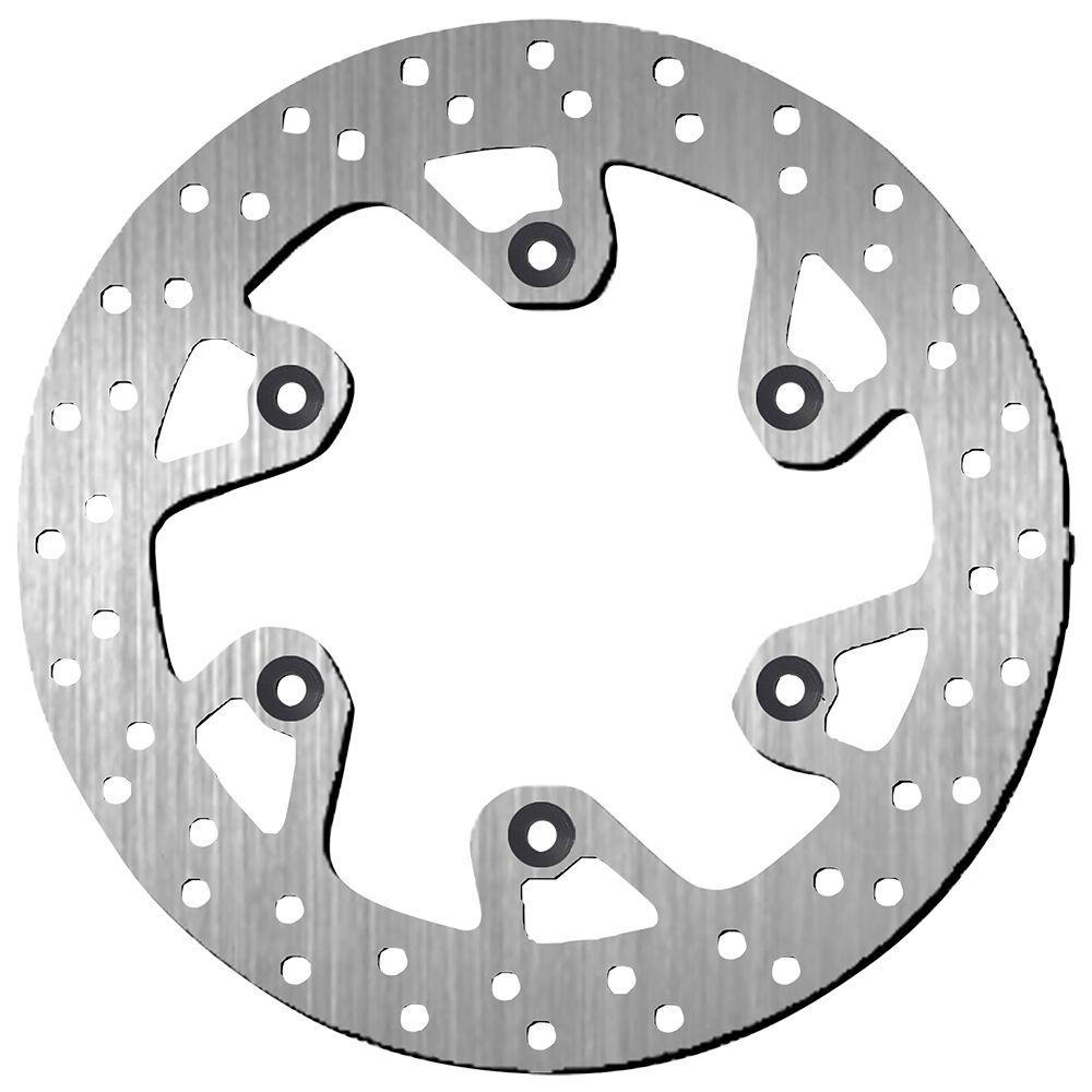 SBS Standard Round Rear Brake Disc For Yamaha WRF250 2003-2018 - Silver