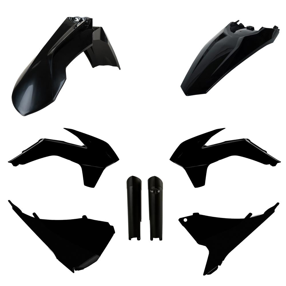 Polisport Enduro Plastics Kit Standard For KTM EXC/EXC-F 2014-2015 Black