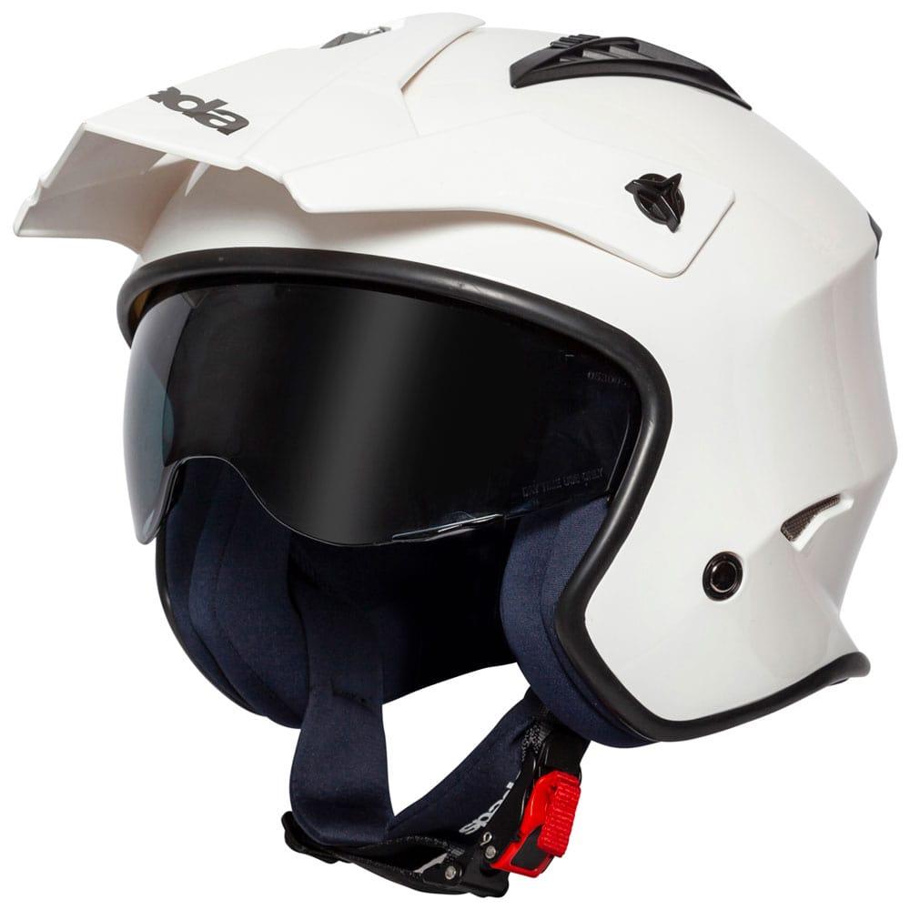Spada Rock 06 White Trials Helmet