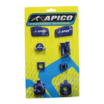 Apico Factory Bling Pack For KTM SX65 2016-2022, Husqvarna TC65 2017-2022, Gas Gas MC65 2021-2022 Blue