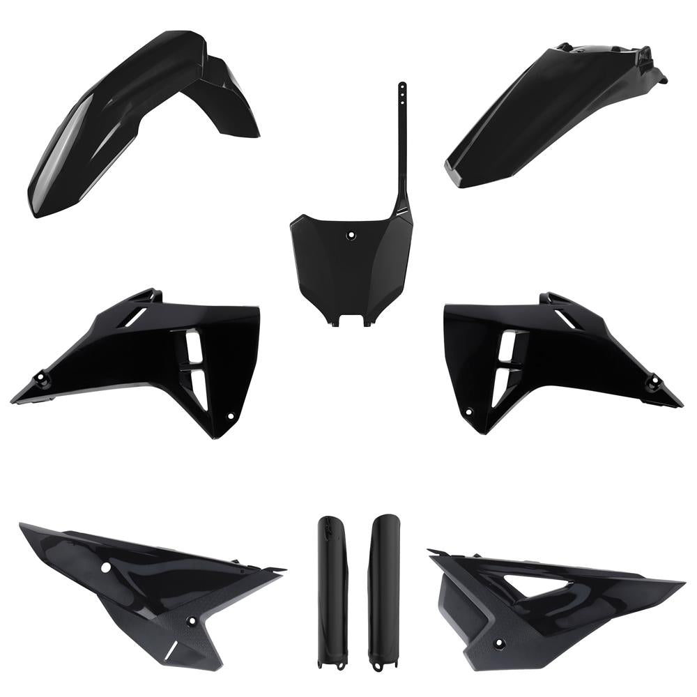 Polisport Plastics Kit For Honda CRF250R 2025, CRF450R 2025 Black