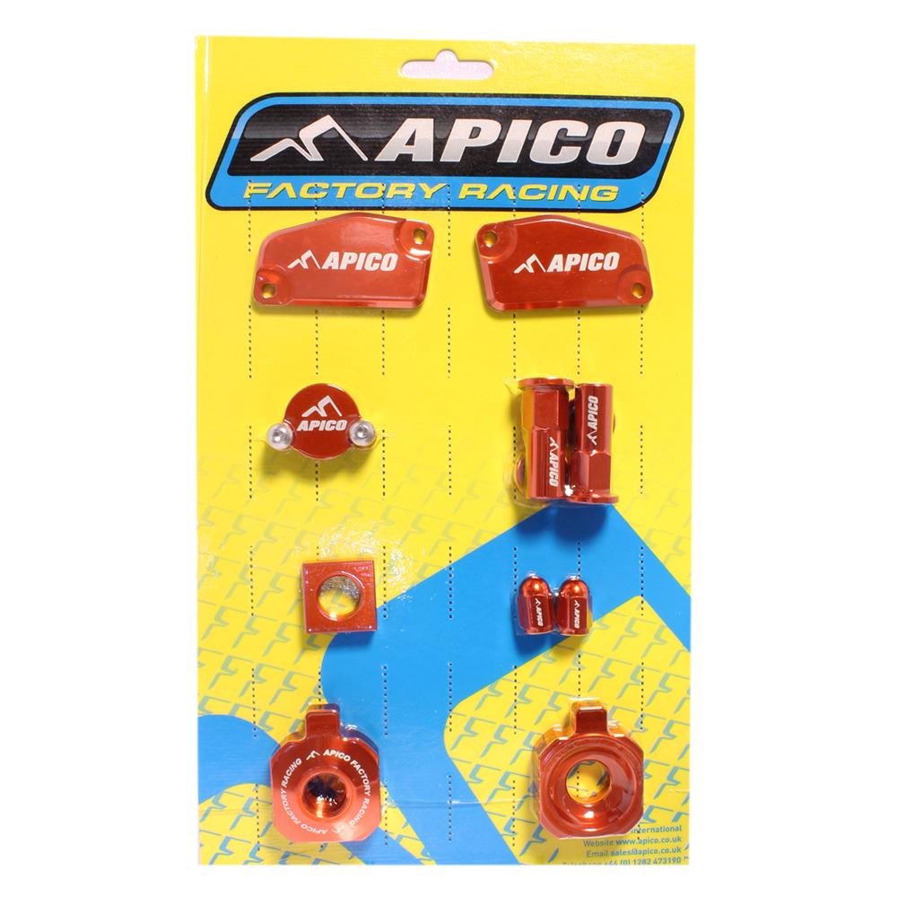 Apico Factory Bling Pack For KTM SX65 2016-2022, Husqvarna TC65 2017-2022, Gas Gas MC65 2021-2022 Orange
