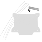 Apico Front Number Board Plastic With Window New X Shape White