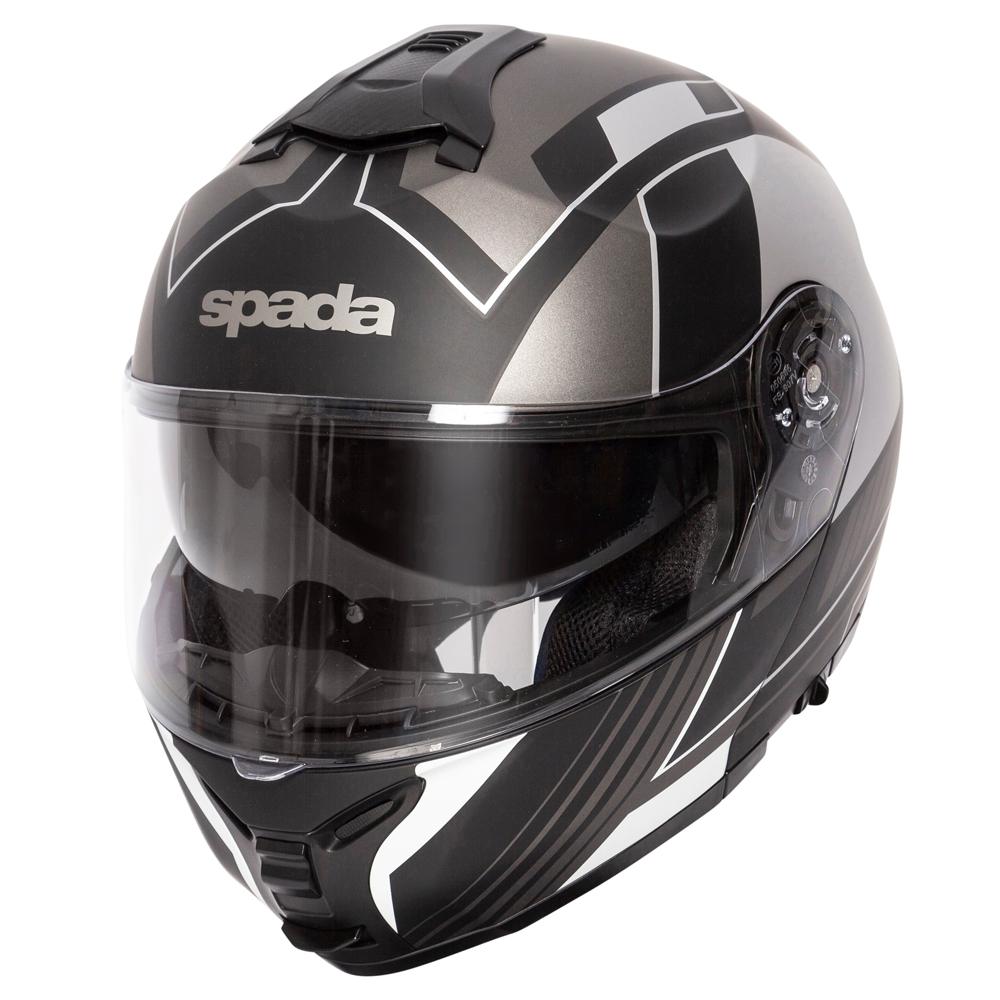 Spada Orion Whip Matt Black Silver Helmet